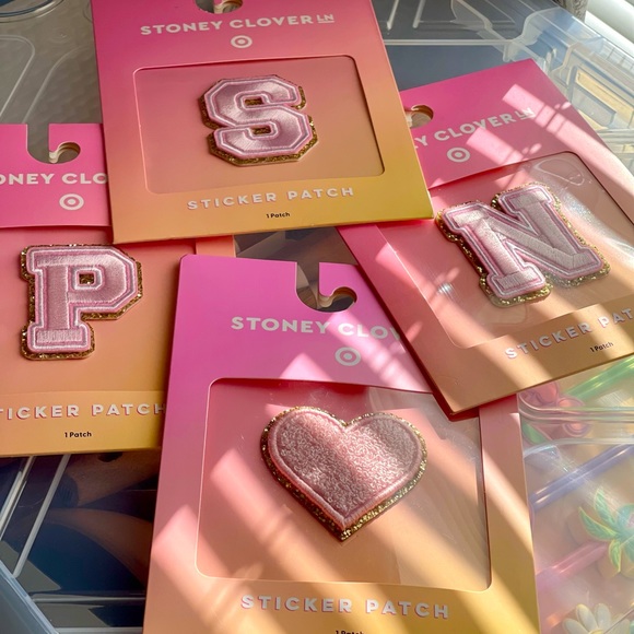 STONEY CLOVER LANE x TARGET LETTER STICKER PATCH Letter- N,  Preppy style - Picture 11 of 15
